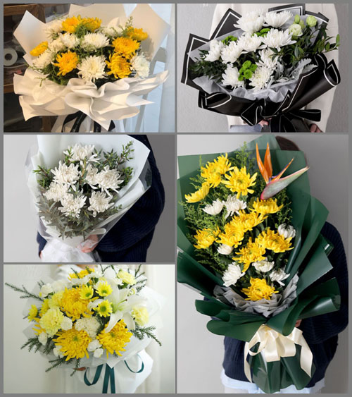 山东济宁嘉祥县嘉祥街道邱庄村白事花束代送
